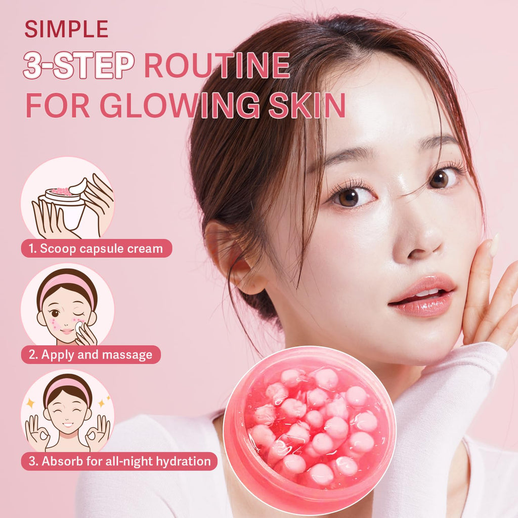 Realori PDRN Capsule Cream with Vitamin C & Collagen – Deep Hydration Gel Moisturizer