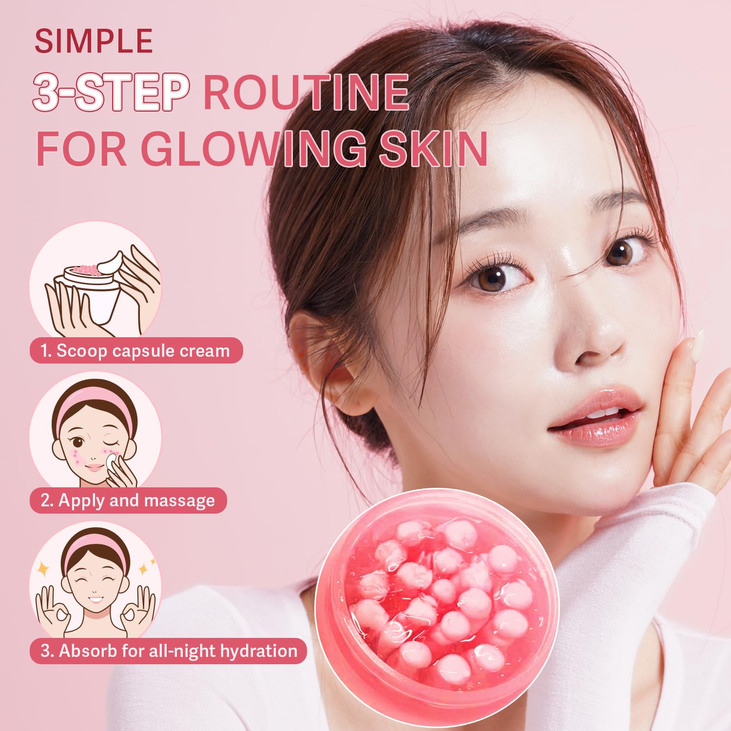 Realori PDRN Capsule Cream with Vitamin C & Collagen – Deep Hydration Gel Moisturizer