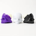REBELS REFINERY 3-Piece Neapolitan Skull Lip Balm Bundle – Passion Fruit, Black Mint, White Vanilla