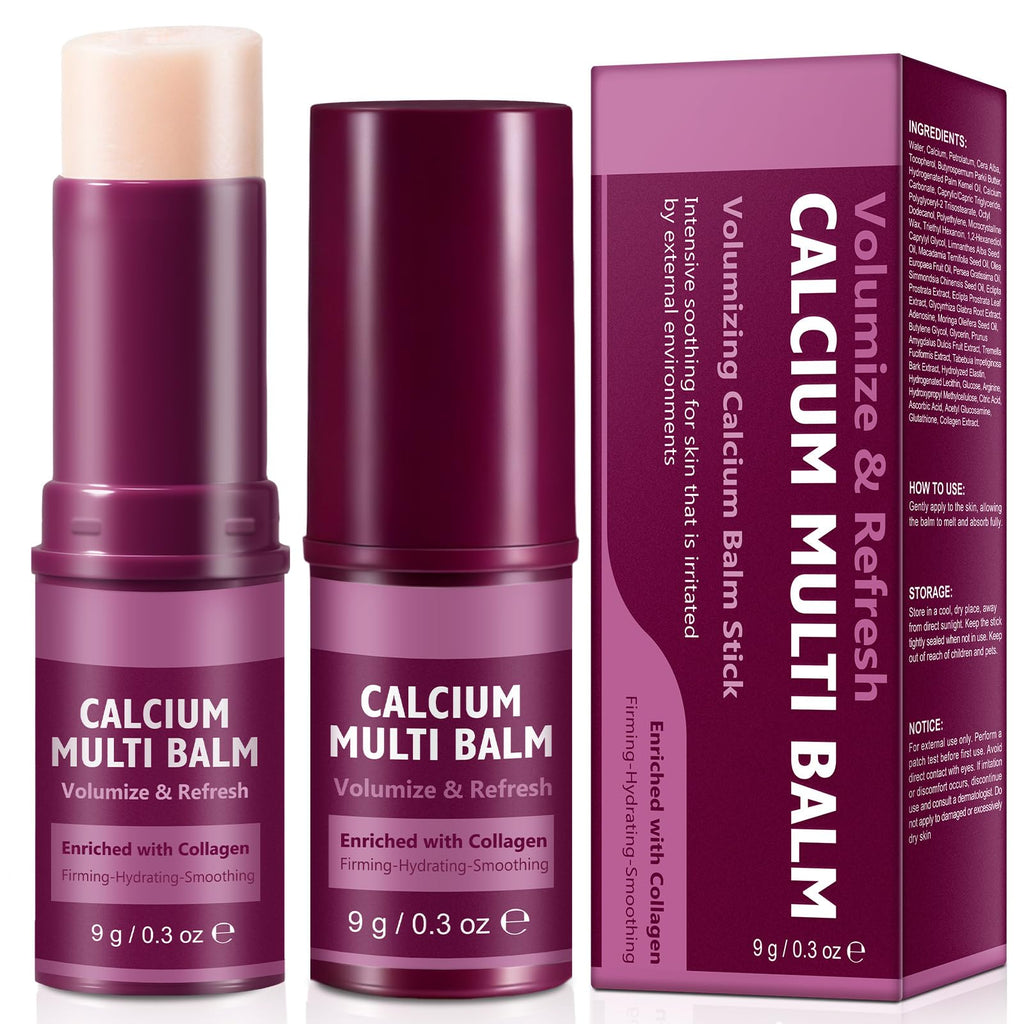 REBODUM Calcium Volume Multi Balm Stick 2PCS – Firmness, Wrinkles & 72H Hydration
