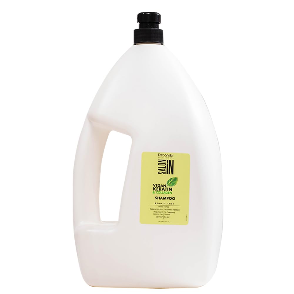 RECAMIER Professional Salon In Vegan Keratin & Collagen Shampoo – 135.26 fl oz