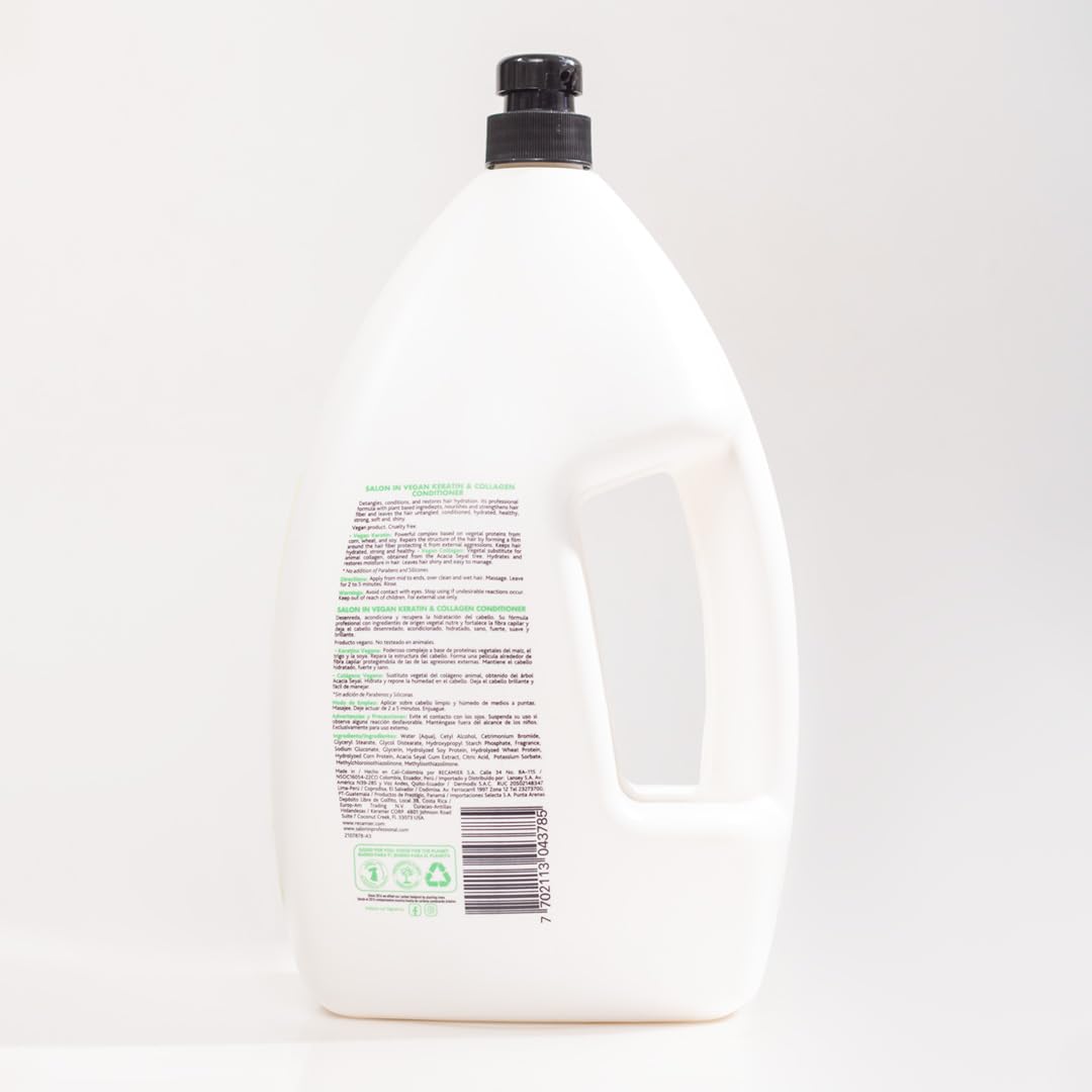 RECAMIER Professional Salon In Vegan Keratin & Collagen Shampoo – 135.26 fl oz