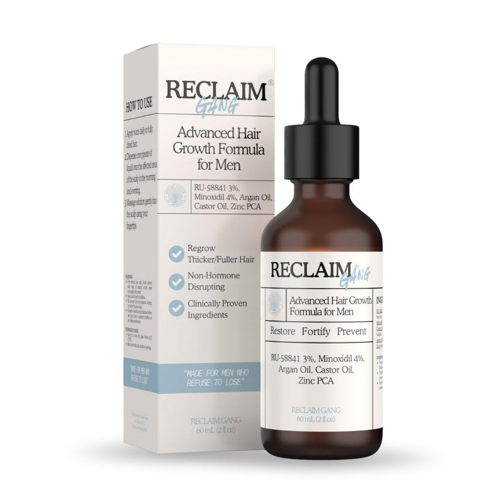 Reclaim Gang RU58841 + Minoxidil Serum (60ml) – Hair Growth Support for Thicker, Fuller Hair