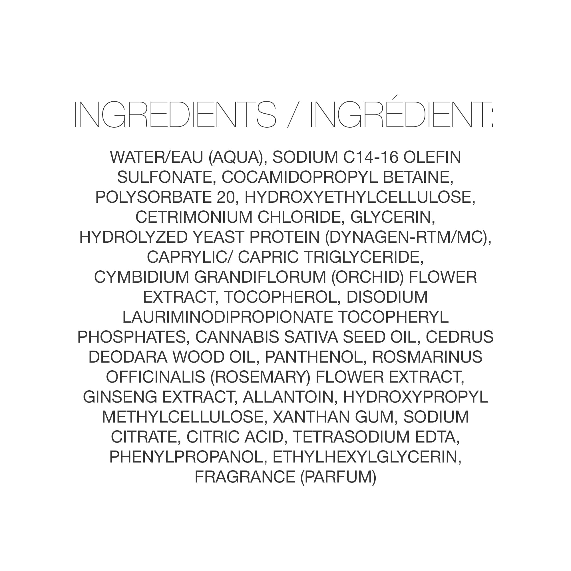 Redavid Cedarwood Weightless Shampoo – Hemp Seed Oil & Orchid Oil for Fine & Men's Hair | 1L | Paraben-Free