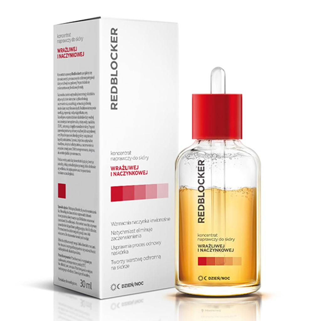 Redblocker Repair Concentrate – Two-Phase Dermocosmetic for Sensitive Skin, Vessel Support & Hydration – 30ml