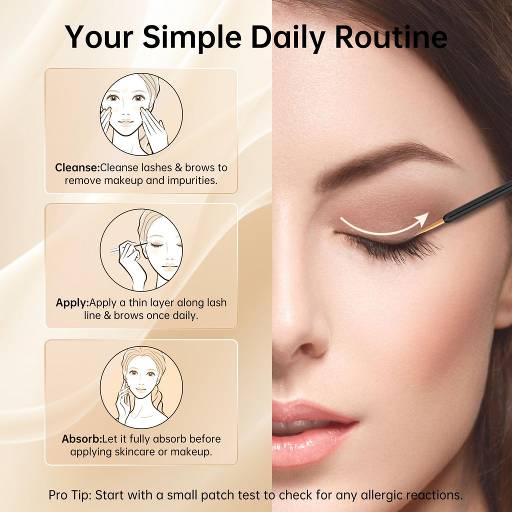 Redcool Lash Serum: Gentle Natural Vegan Eyelash Enhancing Serum 3ml