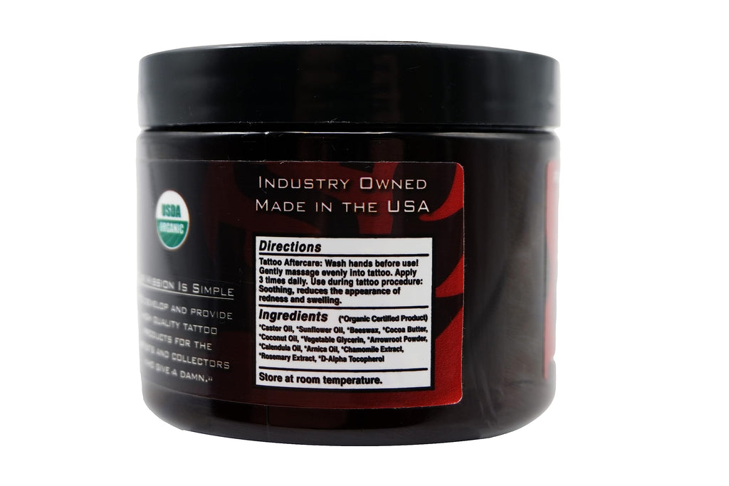 Redemption 6oz - USDA Certified Petroleum-Free Tattoo Ointment for Process and Aftercare