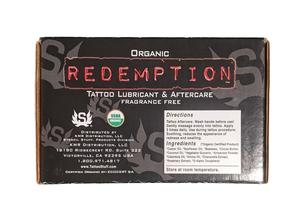 Redemption 6oz - USDA Certified Petroleum-Free Tattoo Ointment for Process and Aftercare