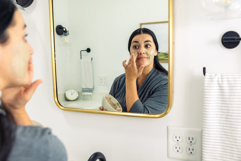 REDMOND Clay Bentonite Clay Face Mask – Pore Refining, Soothing, 2-Pack 10oz