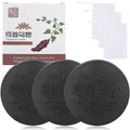 Rednow Black & Thick Hair Fallopia Multiflora Shampoo Bar with Foaming Net (3 pcs) – Polygonum & Shou Wu Extract