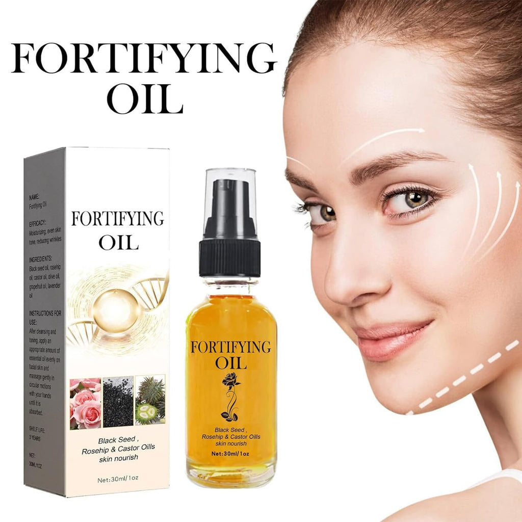 Rednow Lilinas Castor Oil & Black Seed Oil Rosehip Face Serum – Organic Hydration (2 PCS)