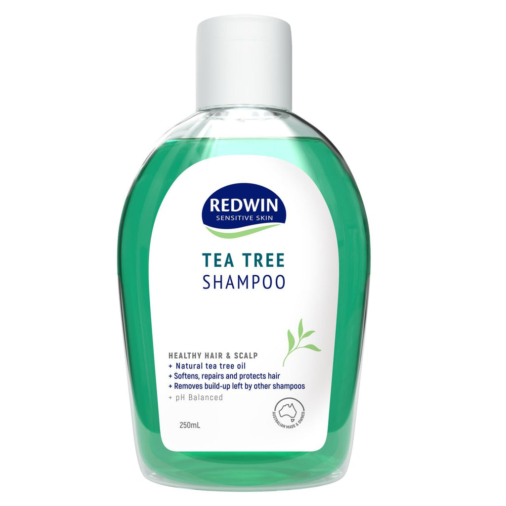Redwin Tea Tree Shampoo 250ml – Gentle hair revitalizer for sensitive skin, imported from Australia