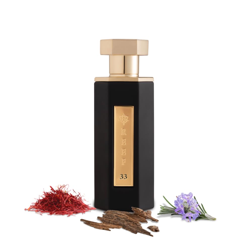 Reef 33 Luxury Unisex EDP 100ml | Saffron, Rosemary & Oud – Arabic-Inspired Scent