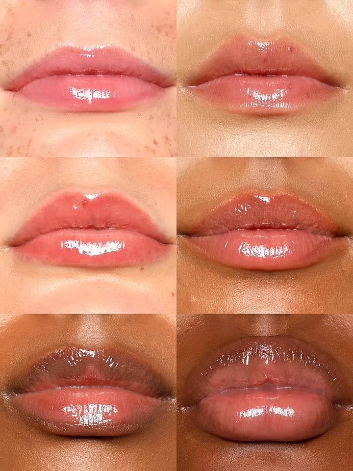 REFY Lip Gloss Blush – Light Neutral Pink | Hydrating Sheet Mask Bonus
