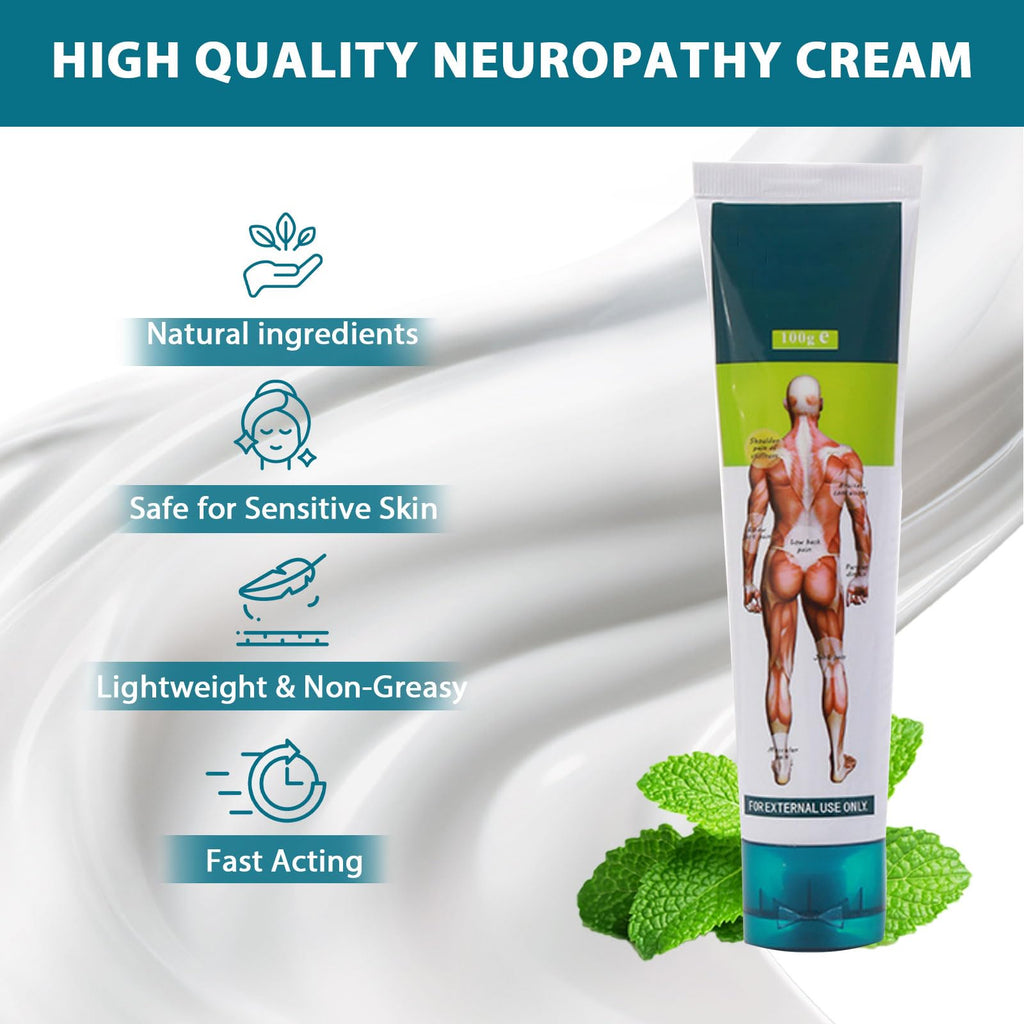 Regpem Neuropathy Relief Cream – Natural, Fast-Absorbing 3.5oz for Feet, Hands, Joints