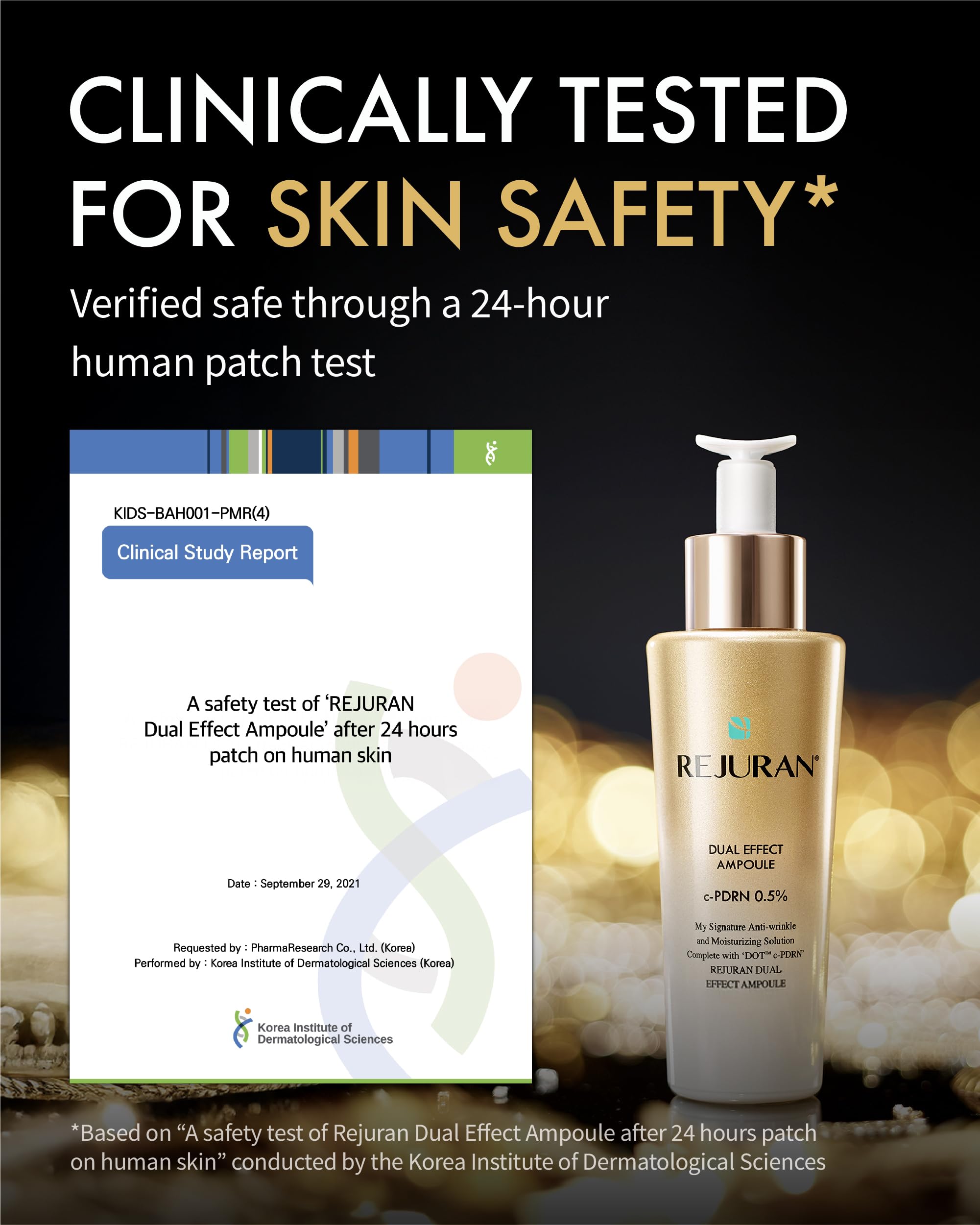 REJURAN Dual Effect Ampoule DOT DUAL c-PDRN Salmon DNA – Deep Rejuvenation, Wrinkle Care & Firming (Korean Skincare)