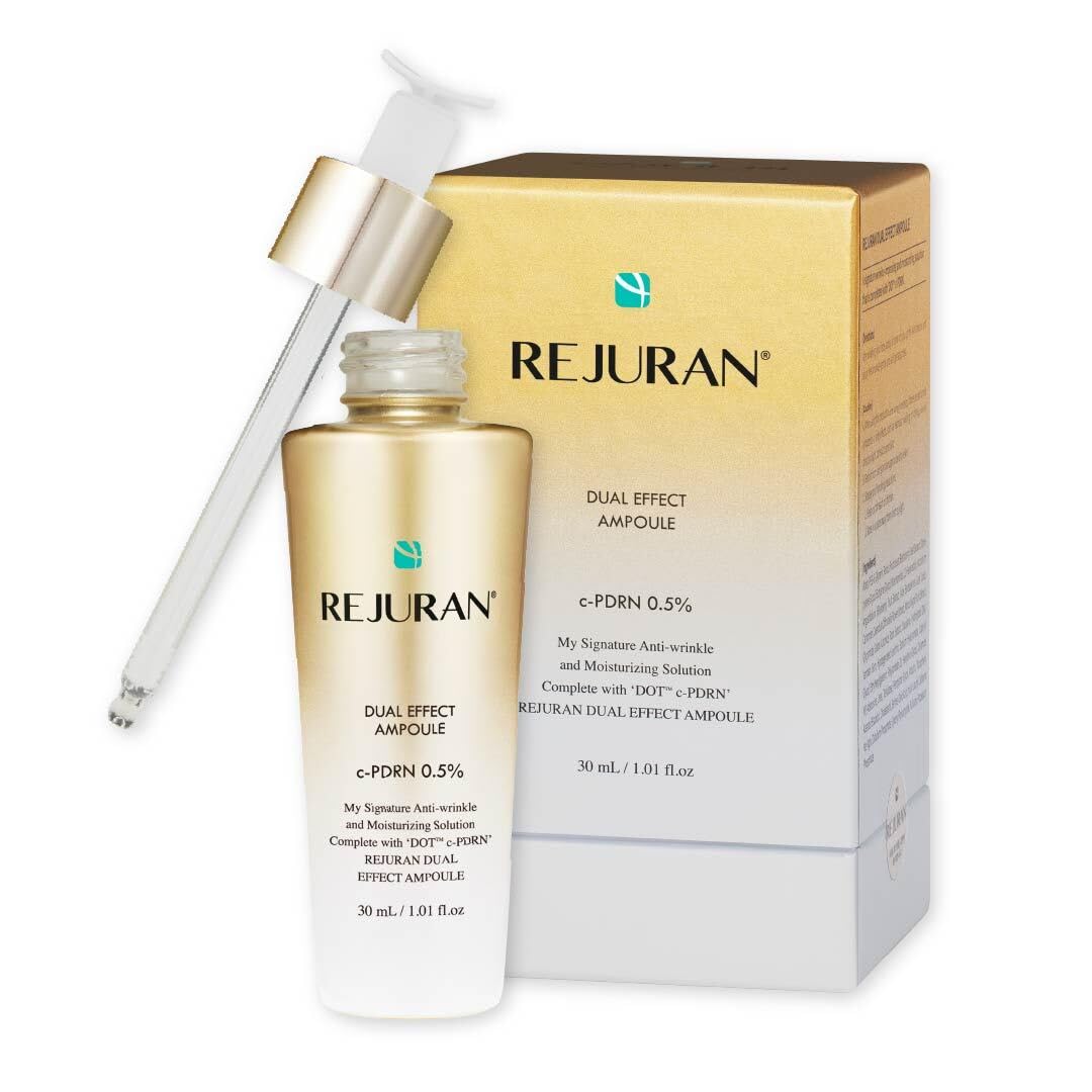 REJURAN Dual Effect Ampoule DOT DUAL c-PDRN Salmon DNA – Deep Rejuvenation, Wrinkle Care & Firming (Korean Skincare)