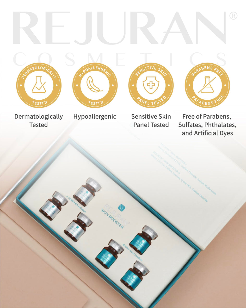 REJURAN® Dual Effect Ampoule DOT DUAL c-PDRN® [Larger Size] – Salmon DNA Serum for Deep Rejuvenation, Skin Elasticity & Texture