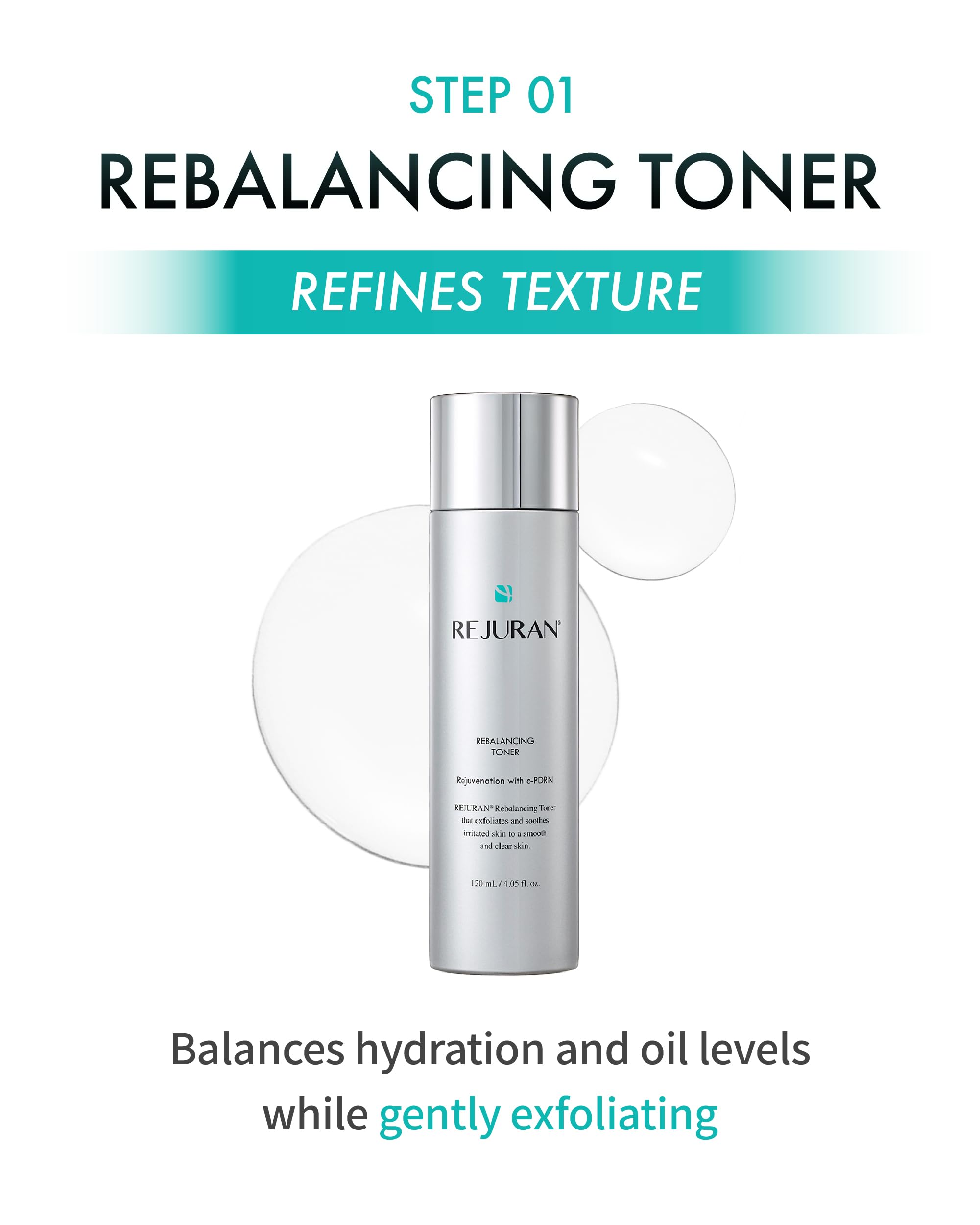 REJURAN Total Aesthetic Set c-PDRN – Salmon DNA Skincare Kit for Hydration, Firming & Radiant Glass Skin