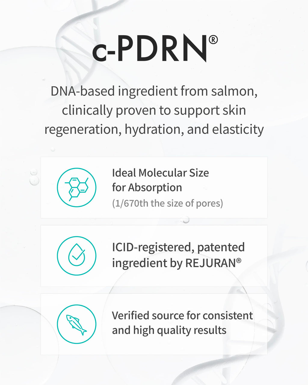 REJURAN Recover c-PDRN Lifting Ampoule – High-Concentration PDRN Serum for Hydration & Gentle Elasticity