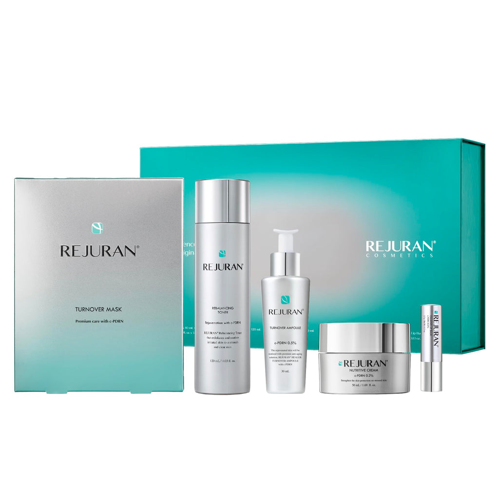 REJURAN Total Aesthetic Set c-PDRN – Salmon DNA Skincare Kit for Hydration, Firming & Radiant Glass Skin