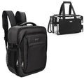 Relavel Professional Makeup Backpack & Large Clear Makeup Bag – Adjustable Dividers