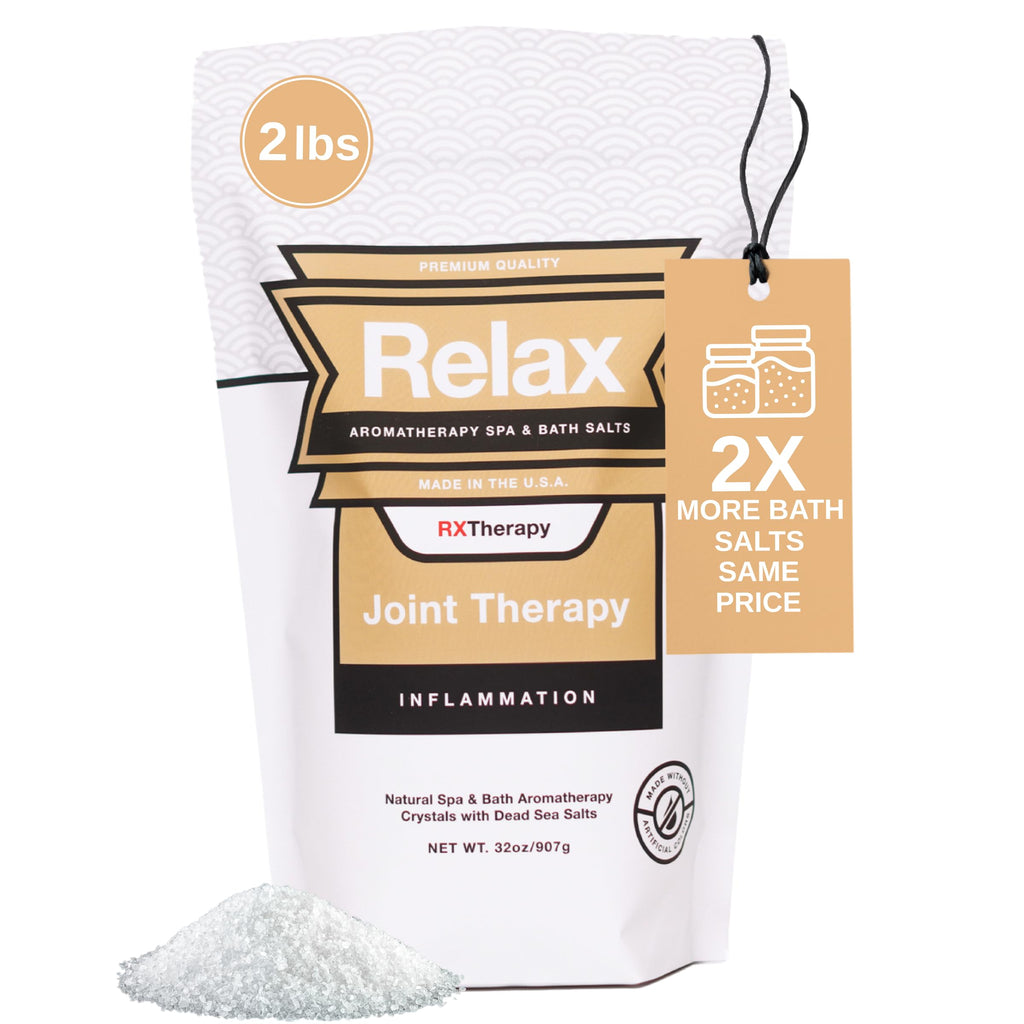 Relax Spa & Bath Epsom & Dead Sea Salts — Aromatherapy Bath Salts for Hot Tub & Bath