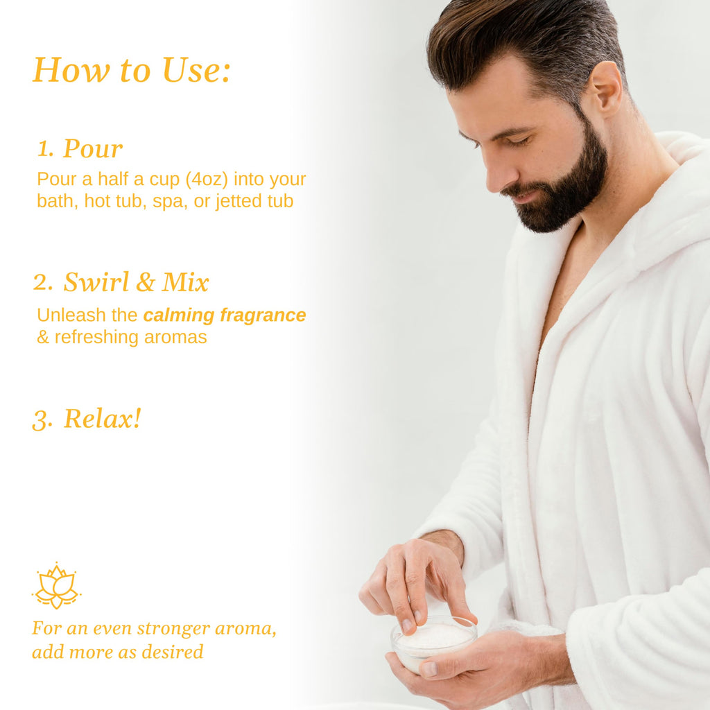Relax Spa & Bath RX Therapy 7-Pack: Epsom & Dead Sea Aromatherapy Bath Salts