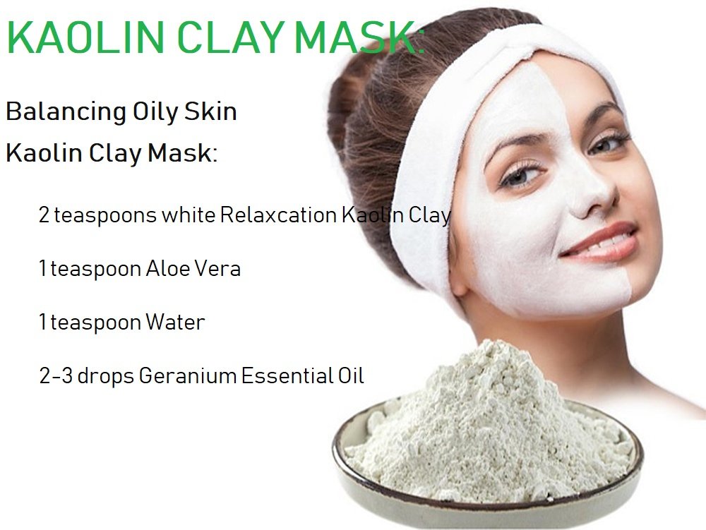 Relaxcation Bulk 5 lb Kaolin White Clay Powder – 100% Natural China Clay for Face Masks, Hair, Skin