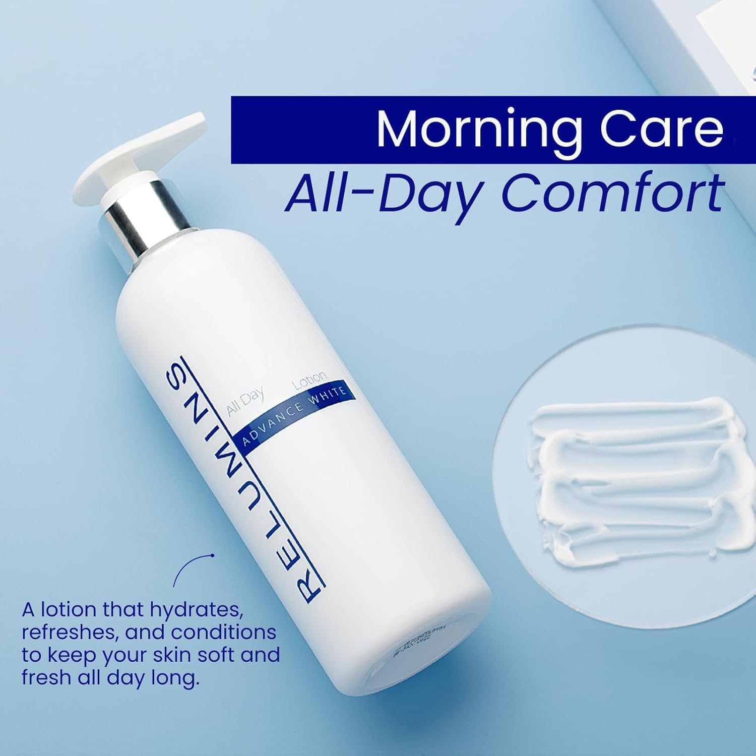 Relumins Advance All-in-One Day Lotion — Lightweight Hydration with Argan Oil, 300ml