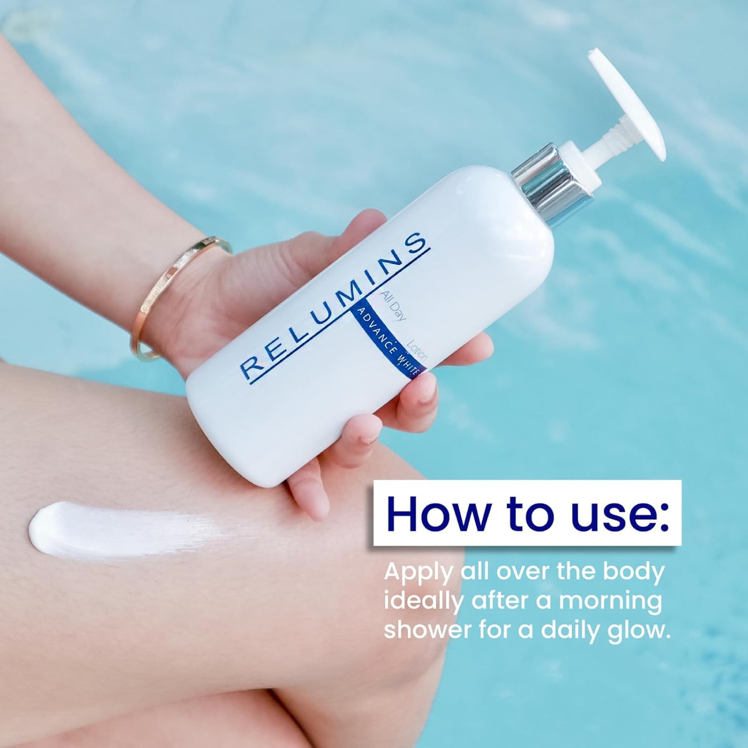 Relumins Advance All-in-One Day Lotion — Lightweight Hydration with Argan Oil, 300ml