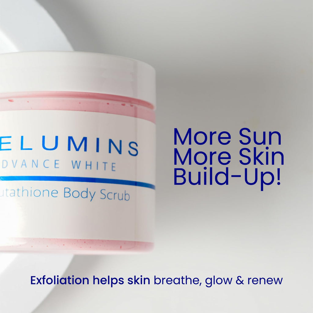 Relumins Premium Summer Body Scrub with Glutathione, Rosehip & Sea Salt – 400ml