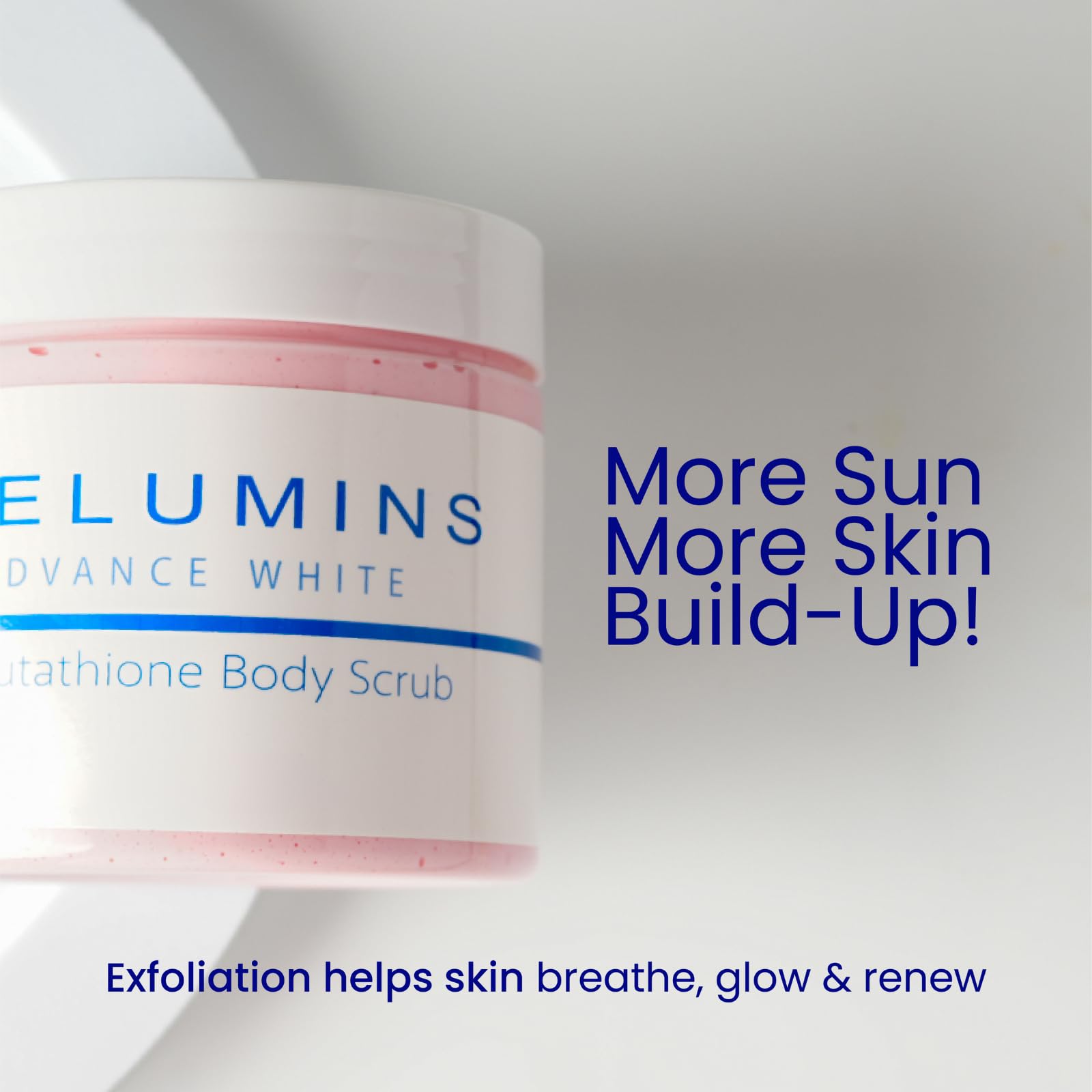 Relumins Premium Summer Body Scrub with Glutathione, Rosehip & Sea Salt – 400ml