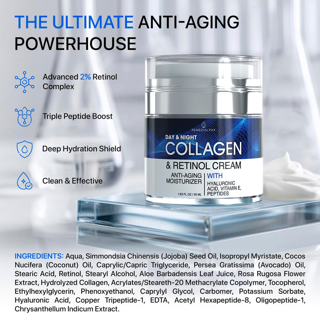 Remedial Purity Aesthetics Experience Collagen Cream with Retinol & Hyaluronic Acid