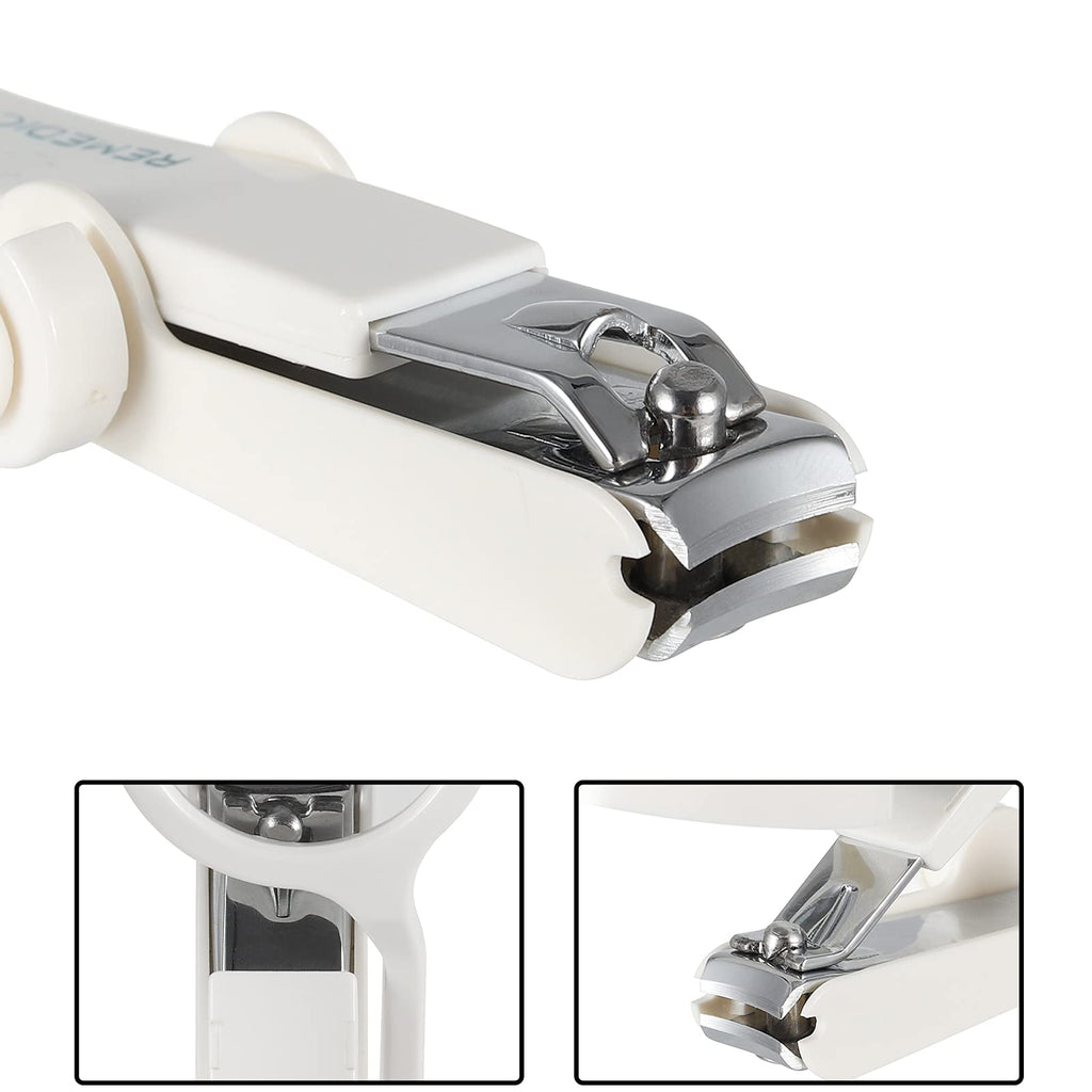 Remedic Extra Large Nail Clippers with Magnifier – Arthritis-Friendly Grip