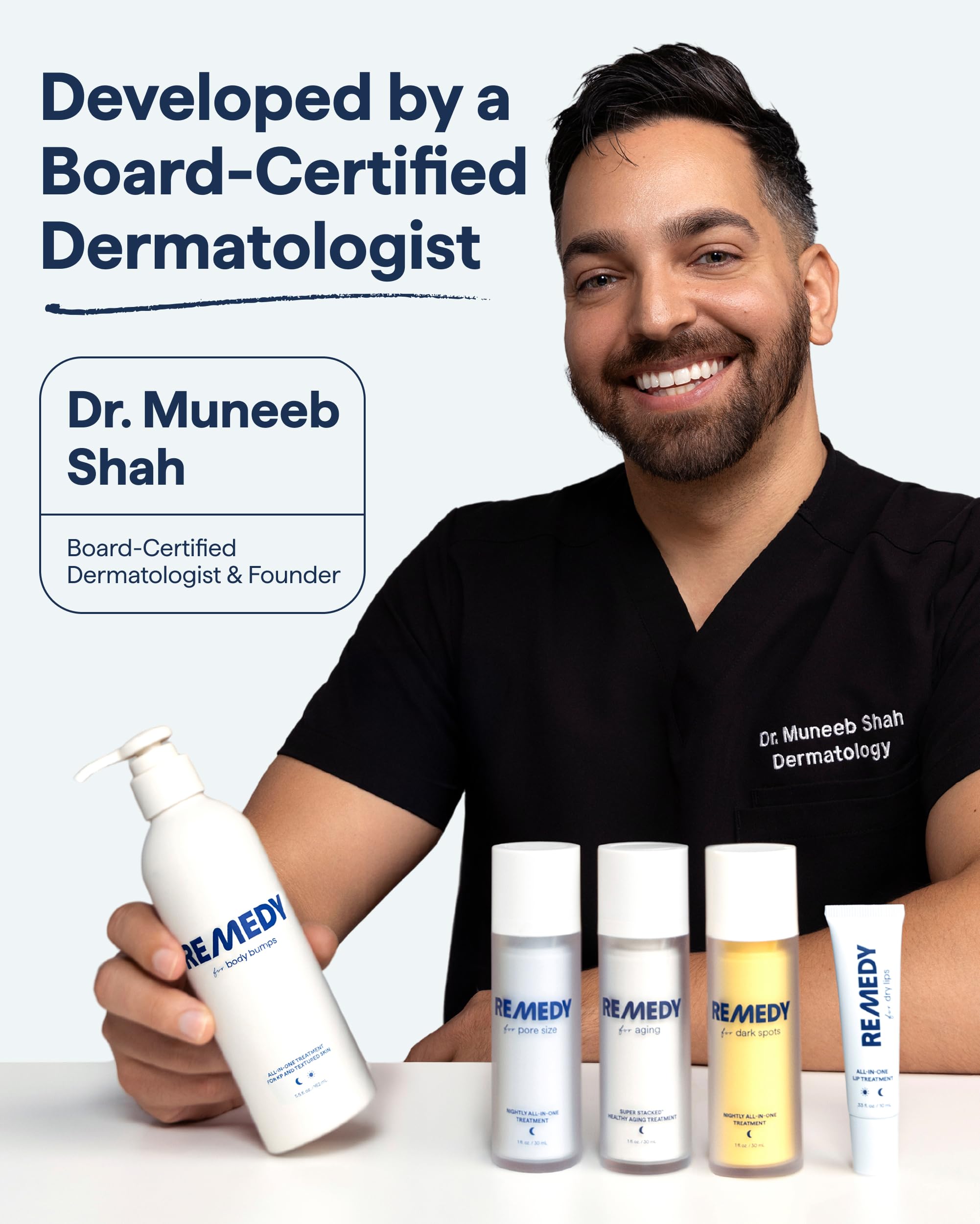 Remedy Science KP Exfoliating Body Moisturizer – Keratosis Pilaris Treatment by Dr. Shah