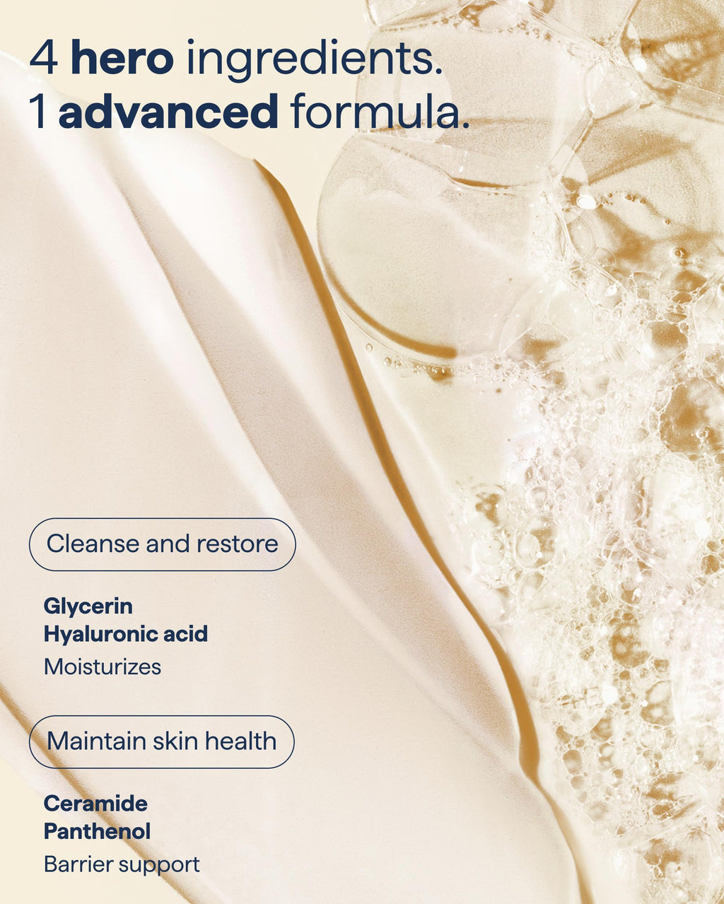 Remedy Science Rich Cream Cleansing | Cream-to-Foam Cleanser with Ceramides, Glycerin & Panthenol | Hydrating Cleanser for Normal–Dry Skin | By Dr. Shah | 5 fl oz