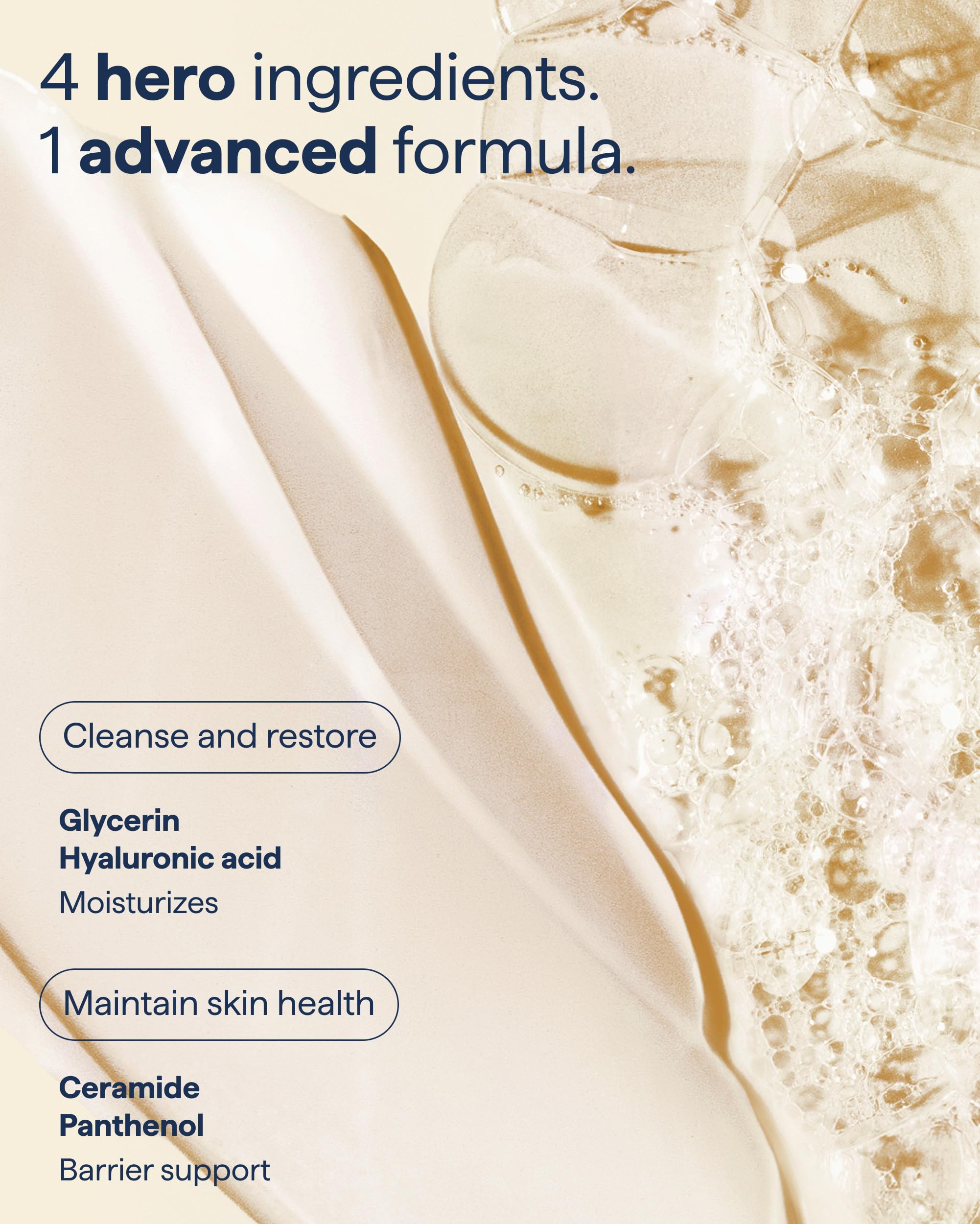 Remedy Science Rich Cream Cleansing | Cream-to-Foam Cleanser with Ceramides, Glycerin & Panthenol | Hydrating Cleanser for Normal–Dry Skin | By Dr. Shah | 5 fl oz