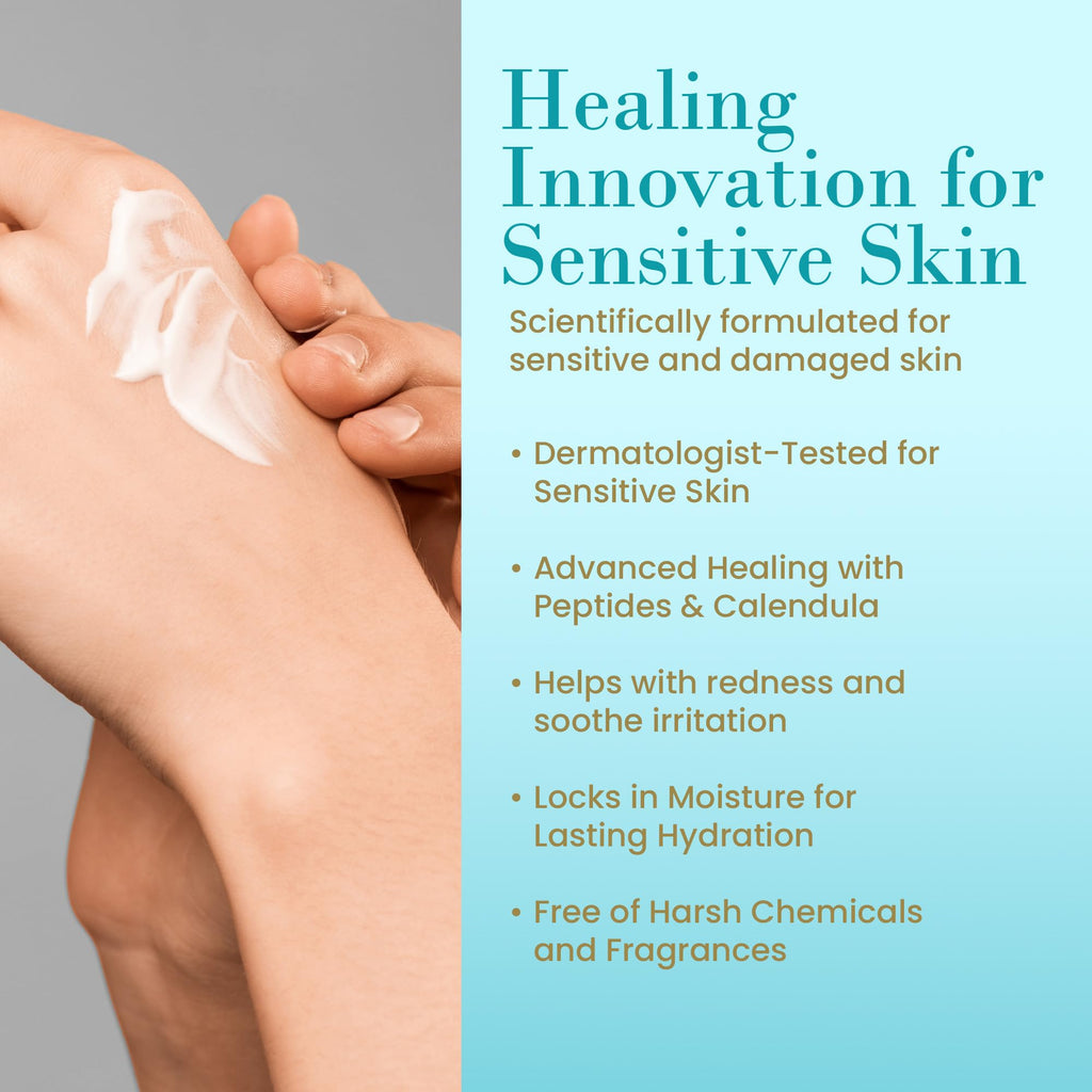 RemeVerse Radiation Cream – Unscented Hydration with Hyaluronic Acid, Peptides & Calendula (6 oz)