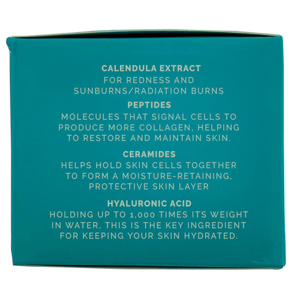 RemeVerse Radiation Cream – Unscented Hydration with Hyaluronic Acid, Peptides & Calendula (6 oz)