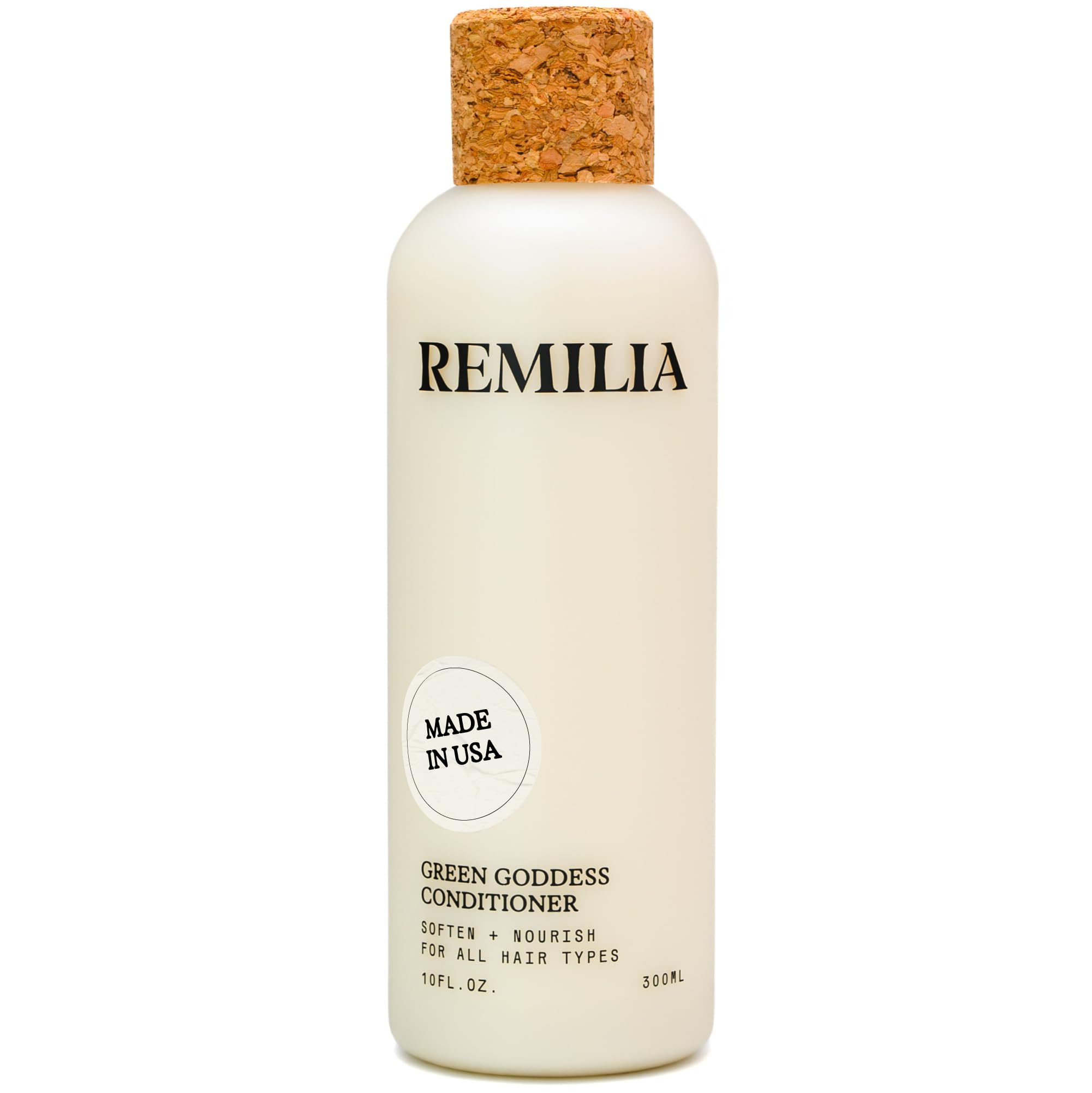 Remilia Green Goddess Conditioner for Damaged Hair – Avocado Oil, Coconut Oil & Green Tea Extract