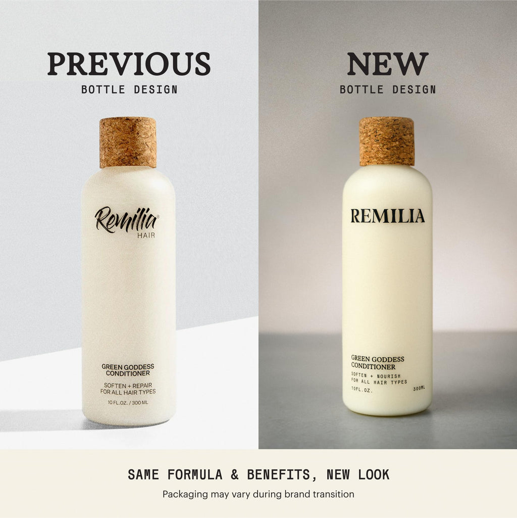 Remilia Green Goddess Conditioner for Damaged Hair – Avocado Oil, Coconut Oil & Green Tea Extract
