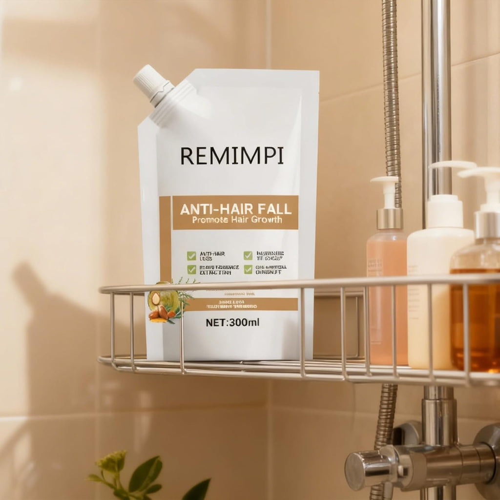 Remimpi Anti Hair Loss Shampoo | Strengthen, Cleanse & Support Hair Growth for All Hair Types