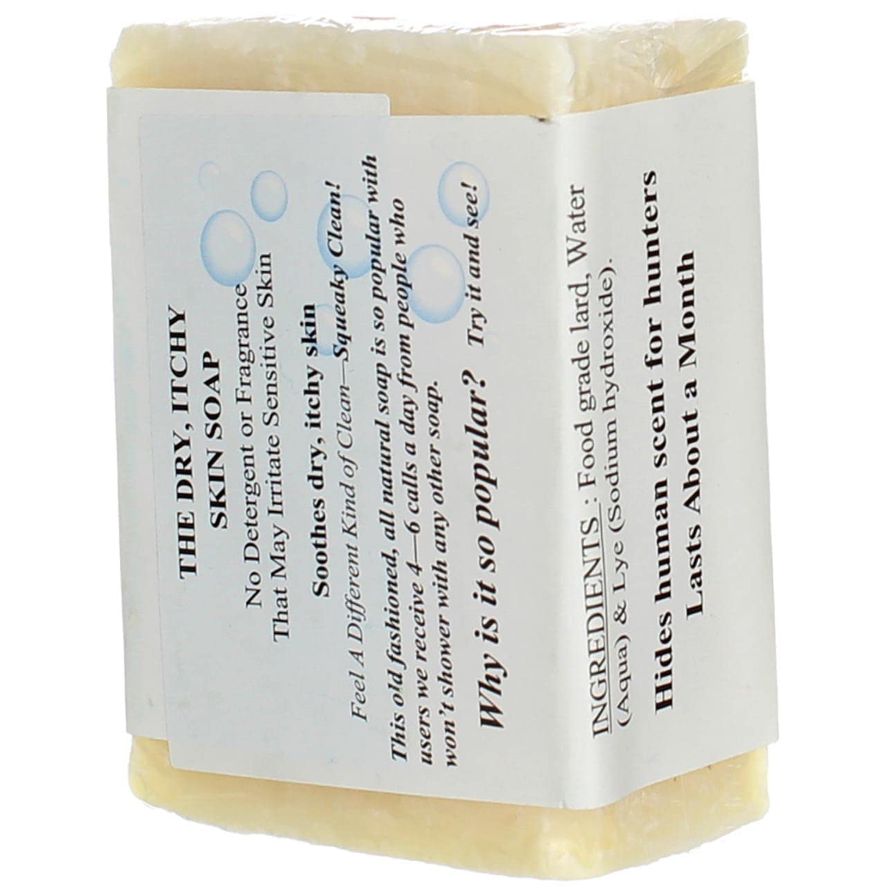 Remwood Grandma's Lye Soap – Four 6+ oz Bars (All-Natural)