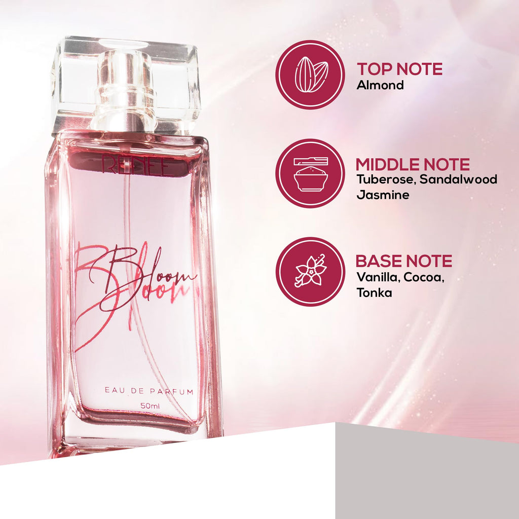 RENEE Eau De Parfum Bloom 50ml | Premium Long-Lasting Fragrance for All Occasions