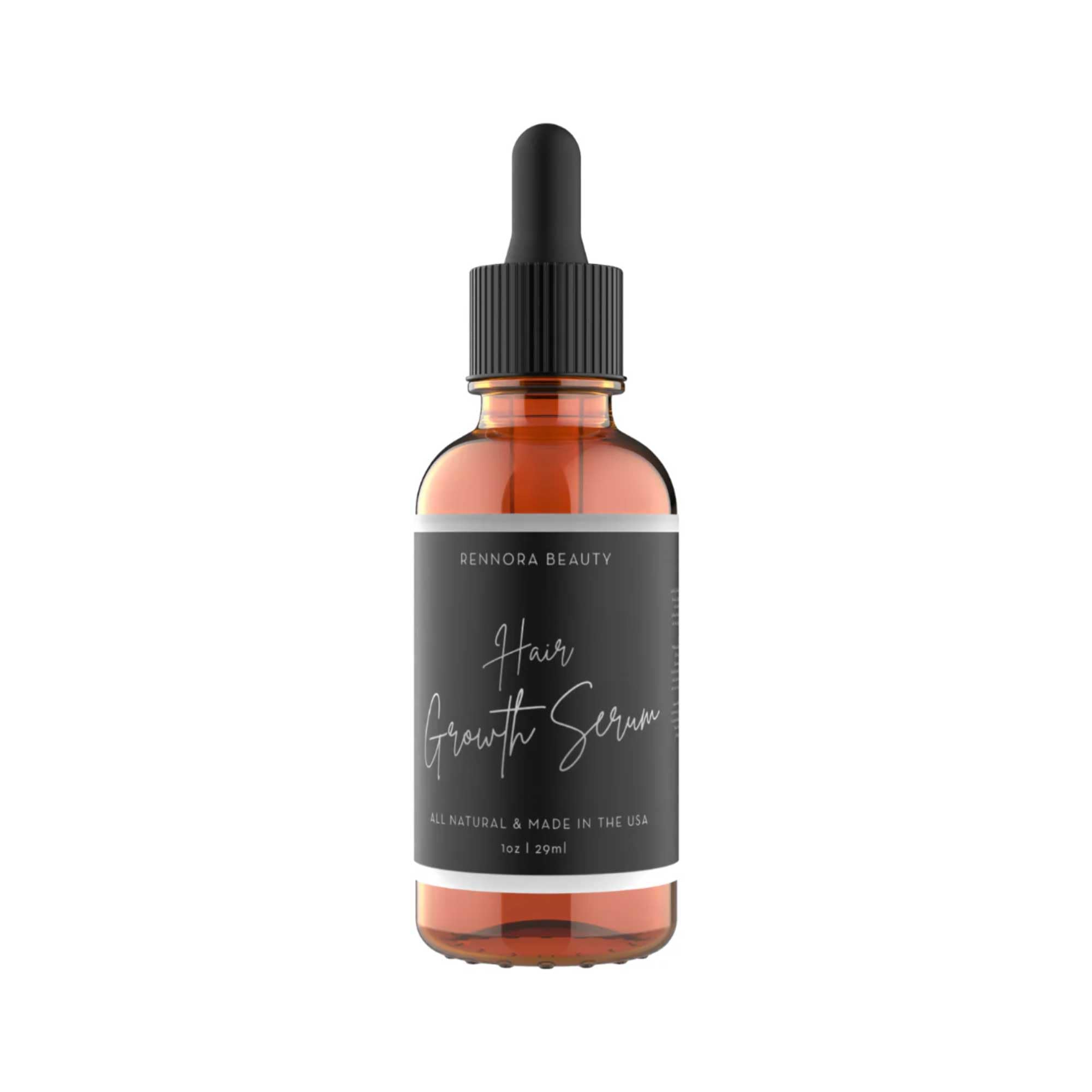 Rennora Hair Growth Serum – Organic Herbs & Natural Vitamins (30 Day Supply, 1 Pack)