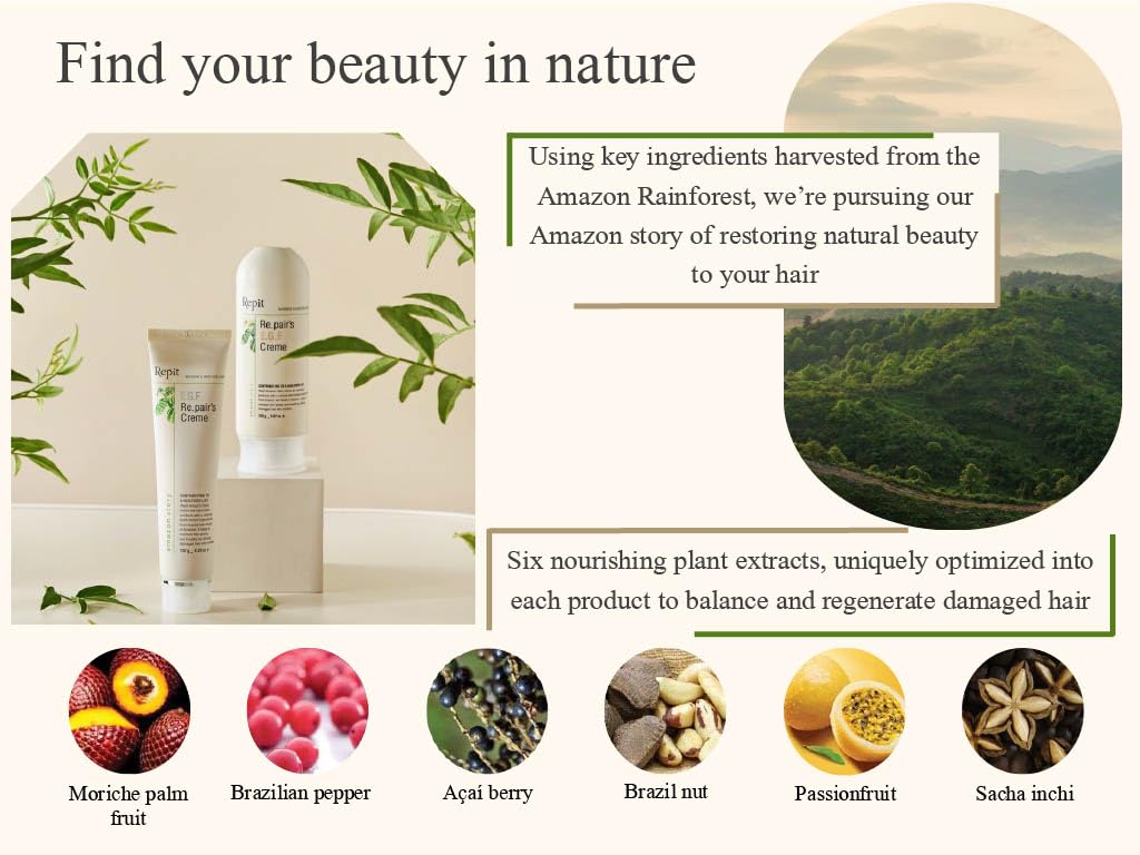 Repit EGF Hair Repair Creme 120g | All Hair Types, Made in Korea