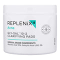 Replenix Gly-Sal Clarifying Acne Pads – 60 Count, 10% Glycolic + 2% Salicylic