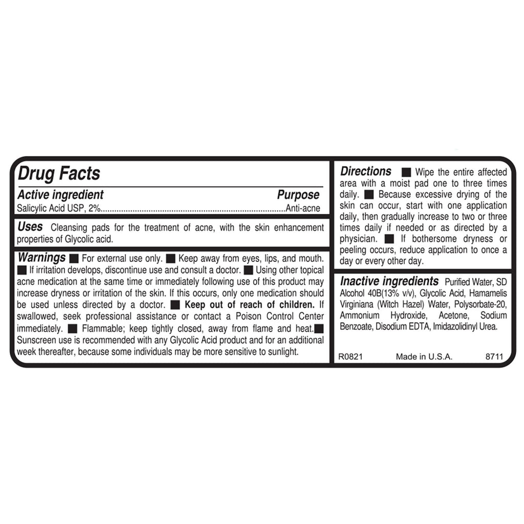 Replenix Gly-Sal Clarifying Acne Pads – 60 Count, 5% Glycolic + 2% Salicylic Acid