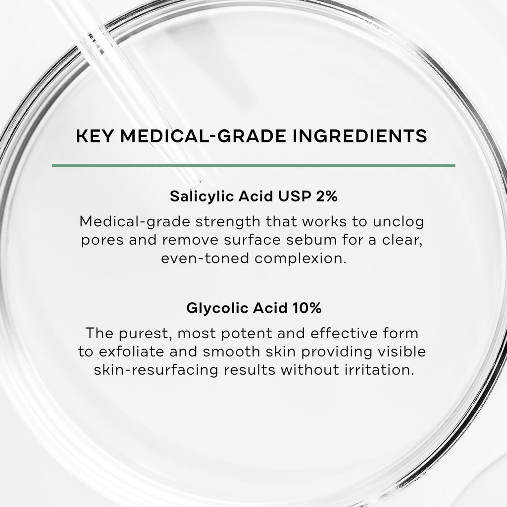 Replenix Gly-Sal Clarifying Acne Pads – 60 Count, 10% Glycolic + 2% Salicylic